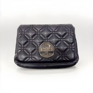 kate spade women’s black leather quilted‎ handbags shoulder bags